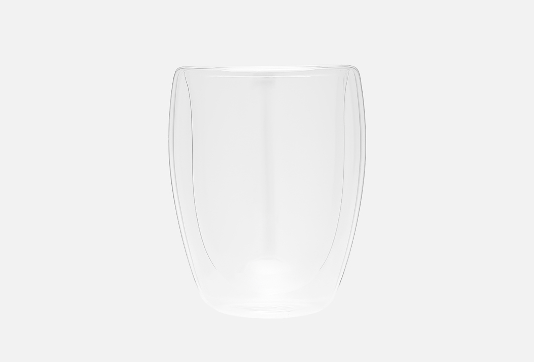 Изображение товара Стакан с двойными стенками из стекла 350 мл topgift стильный и практичный