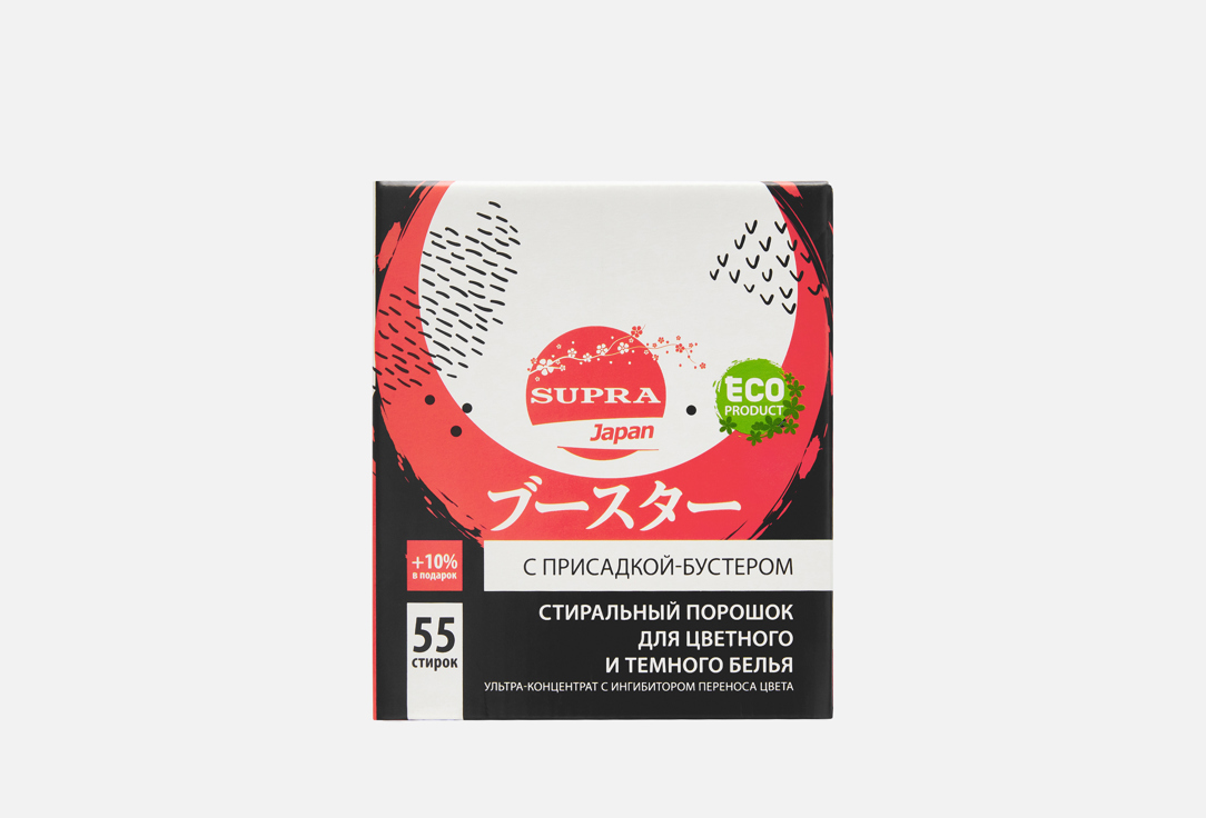 Изображение товара Порошок для стирки с присадкой-бустером Supra ECO colored and dark