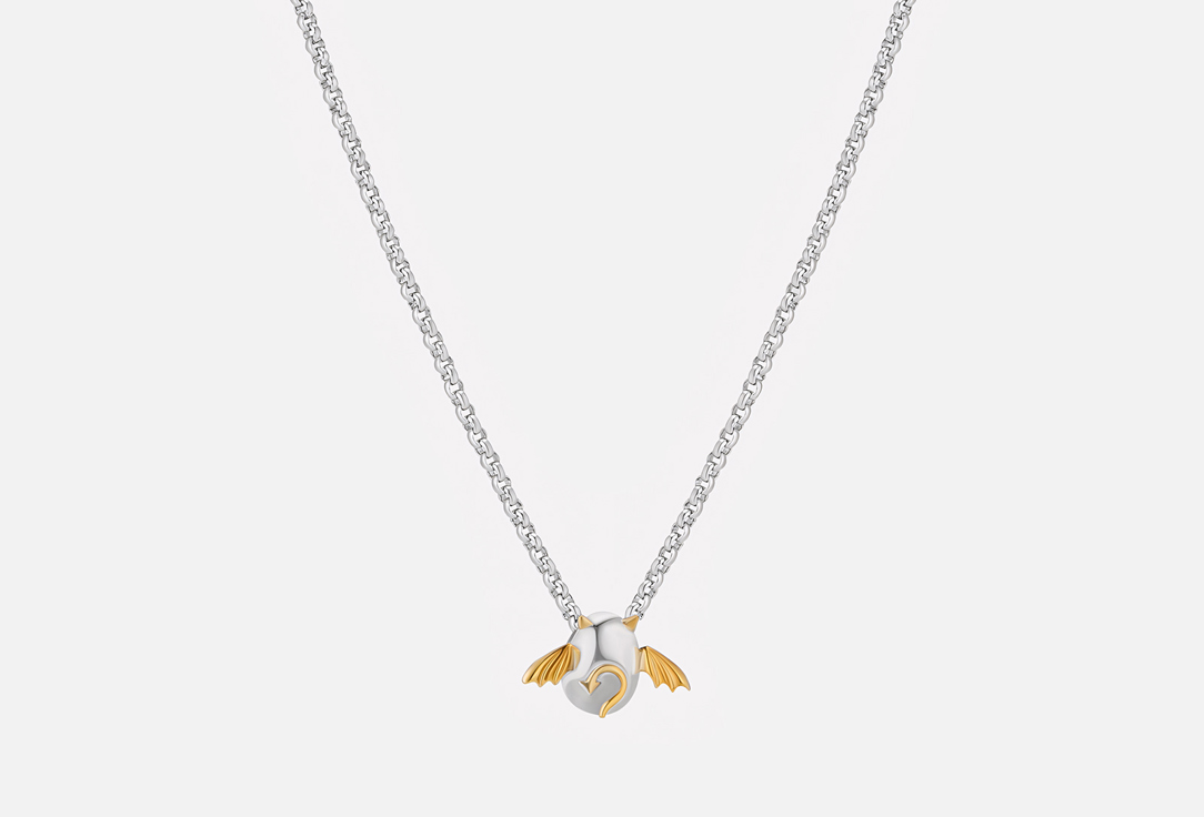 

Колье серебряное FLEUR DE NEIGE, Devils egg 1 шт