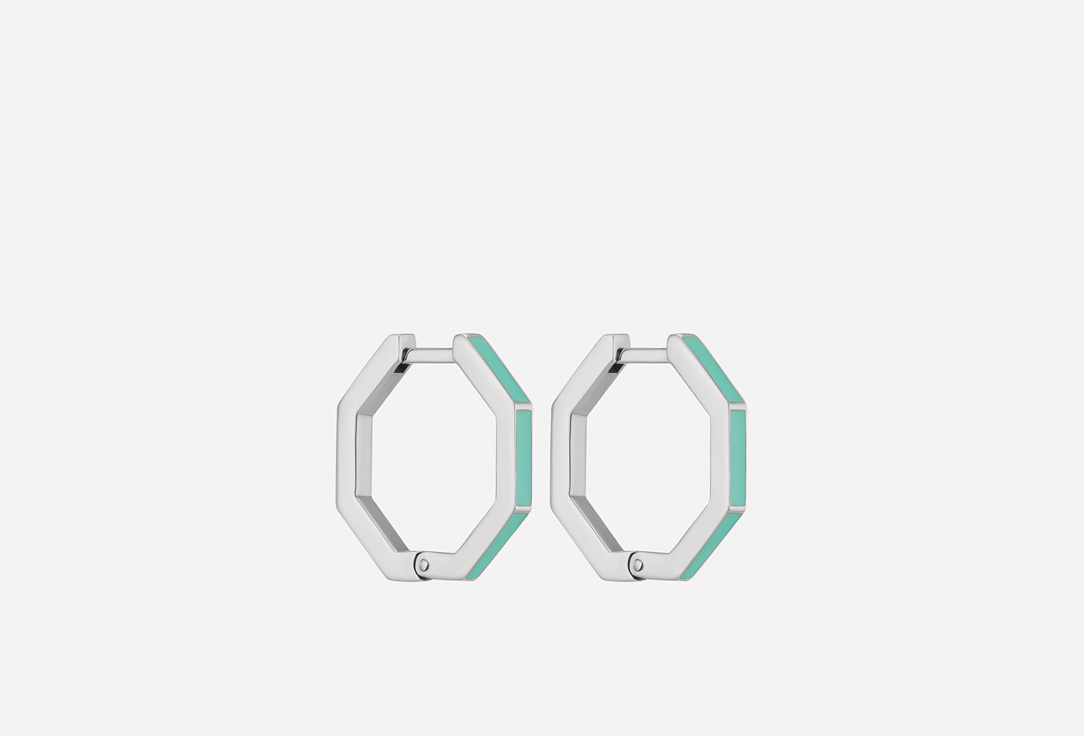 

Серьги-конго серебряные FLEUR DE NEIGE, Azur Sun 2 шт