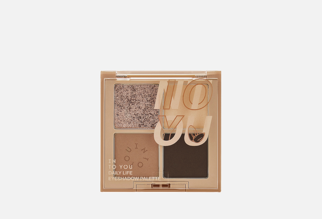 Изображение товара Палетка теней для век INTO YOU Daily life eyeshadow palette 4 оттенка для макияжа глаз