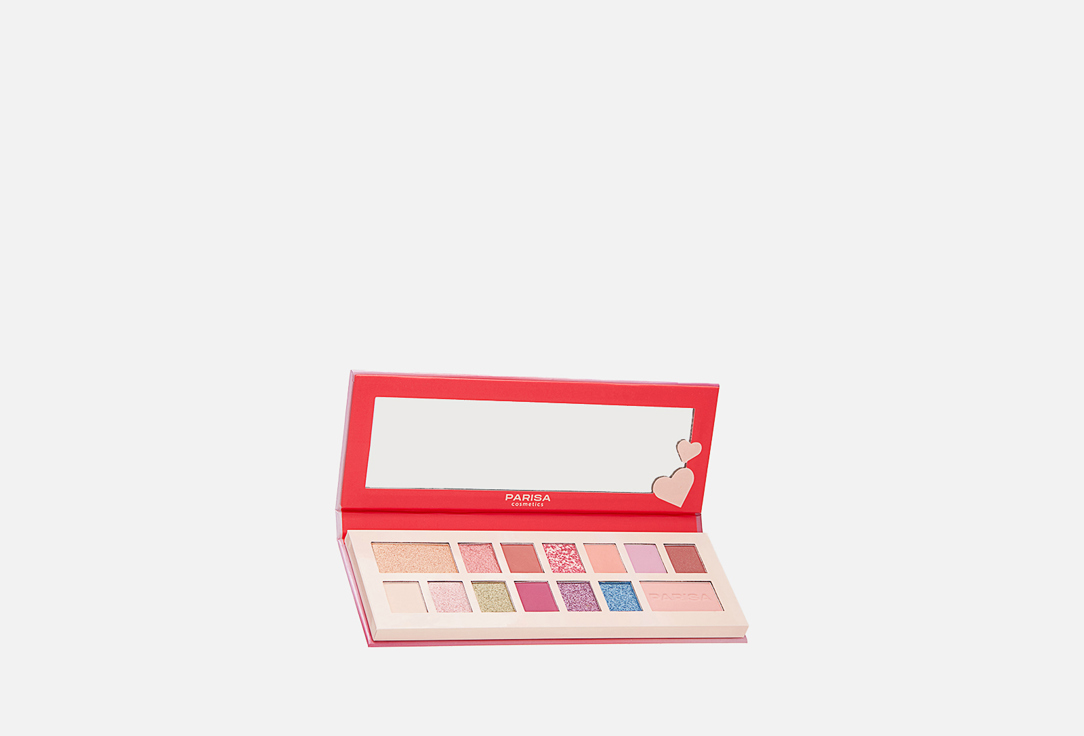 Изображение товара Палетка теней для век Parisa Flamingo 12 оттенков для яркого макияжа