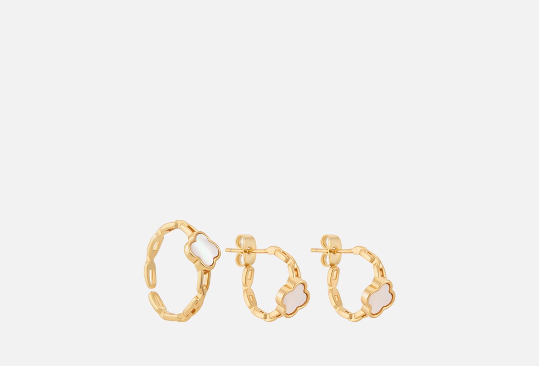 

Набор украшений: серьги и подвеска NEW LOOK, Золото 3 шт