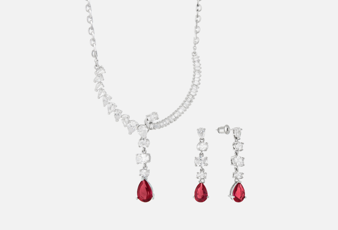 

Набор украшений: серьги и подвеска NEW LOOK, Серебро 3 шт