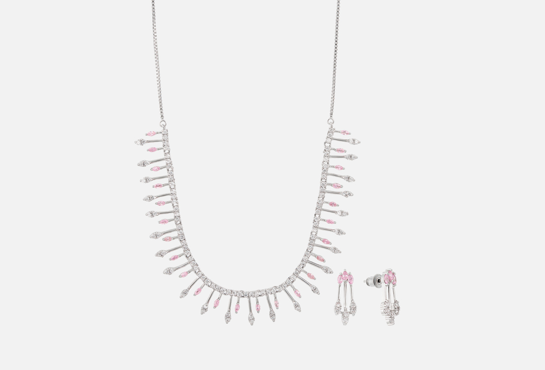 

Набор украшений: серьги и подвеска NEW LOOK, Серебро 3 шт