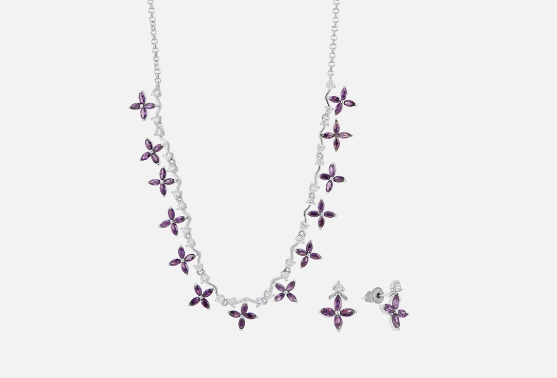 

Набор украшений: серьги и подвеска NEW LOOK, Серебро 3 шт