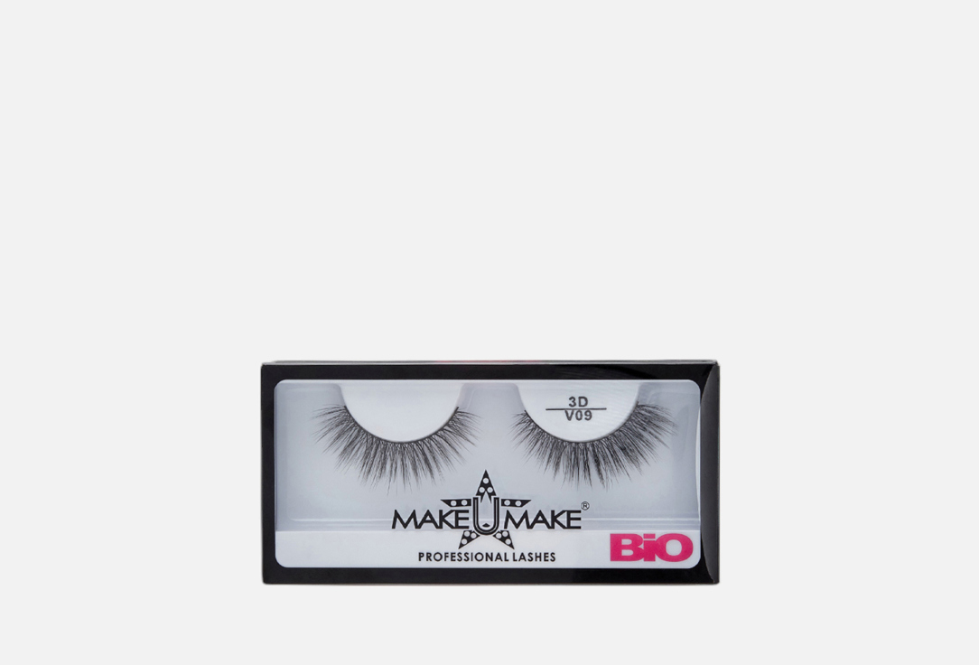 Изображение товара Накладные ресницы MAKE U MAKE Natural false eyelashes BIO 3D V09