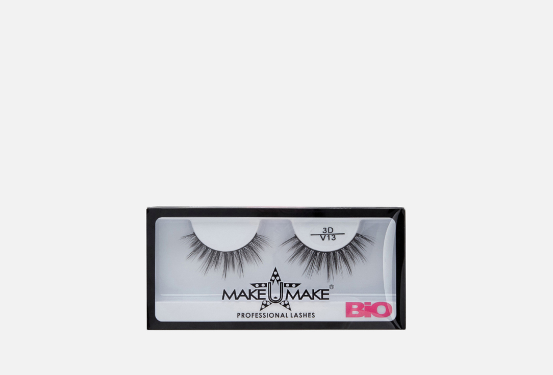 

Накладные ресницы MAKE U MAKE, Natural false eyelashes BIO 3D V09 1 пар