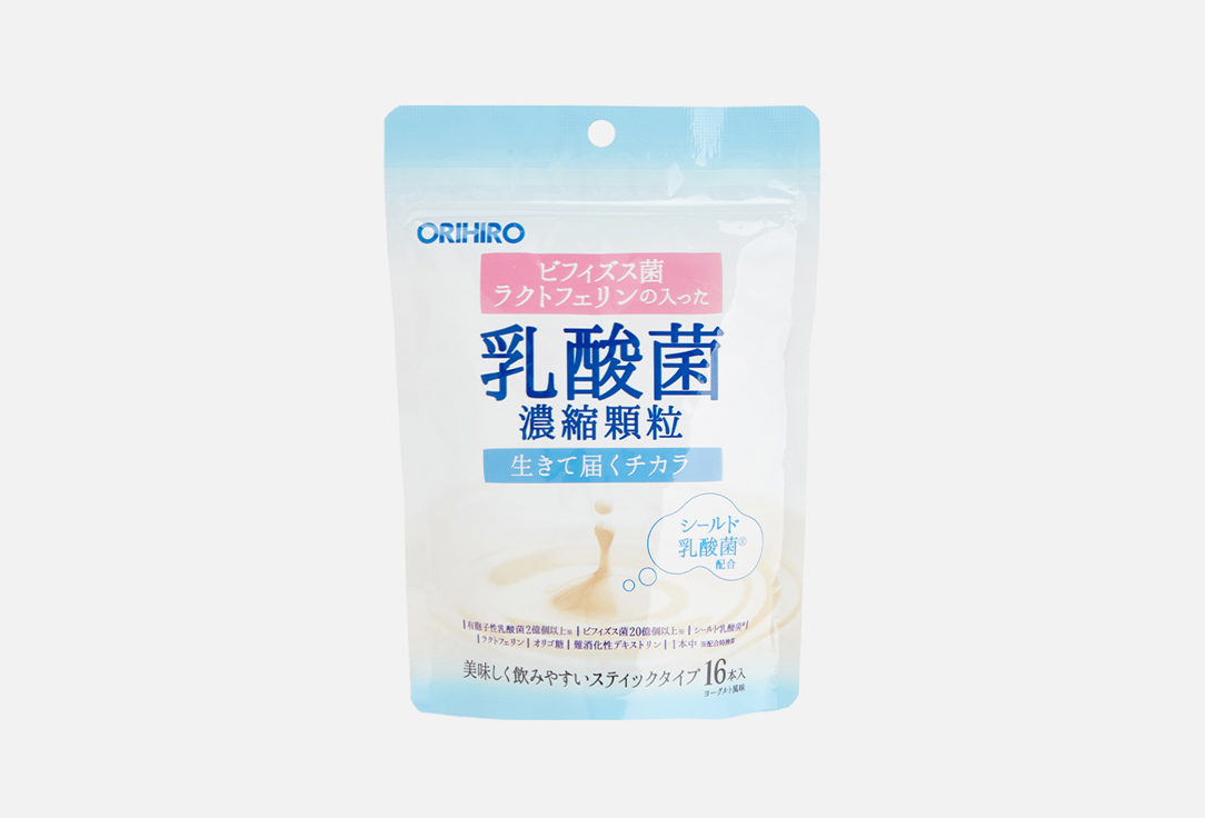 Изображение товара БАД для поддержки пищеварения Orihiro Лактобактерии с лактоферрином в саше