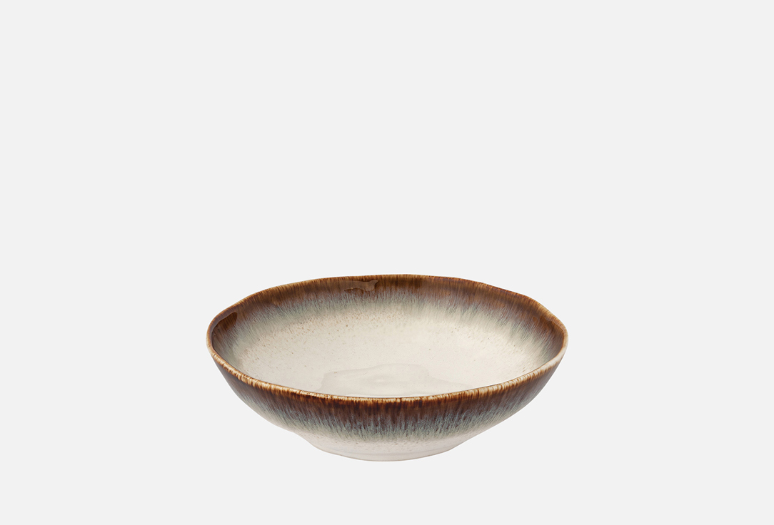 Изображение товара Тарелка суповая Easy Life Nuances, коричневая, 19 см