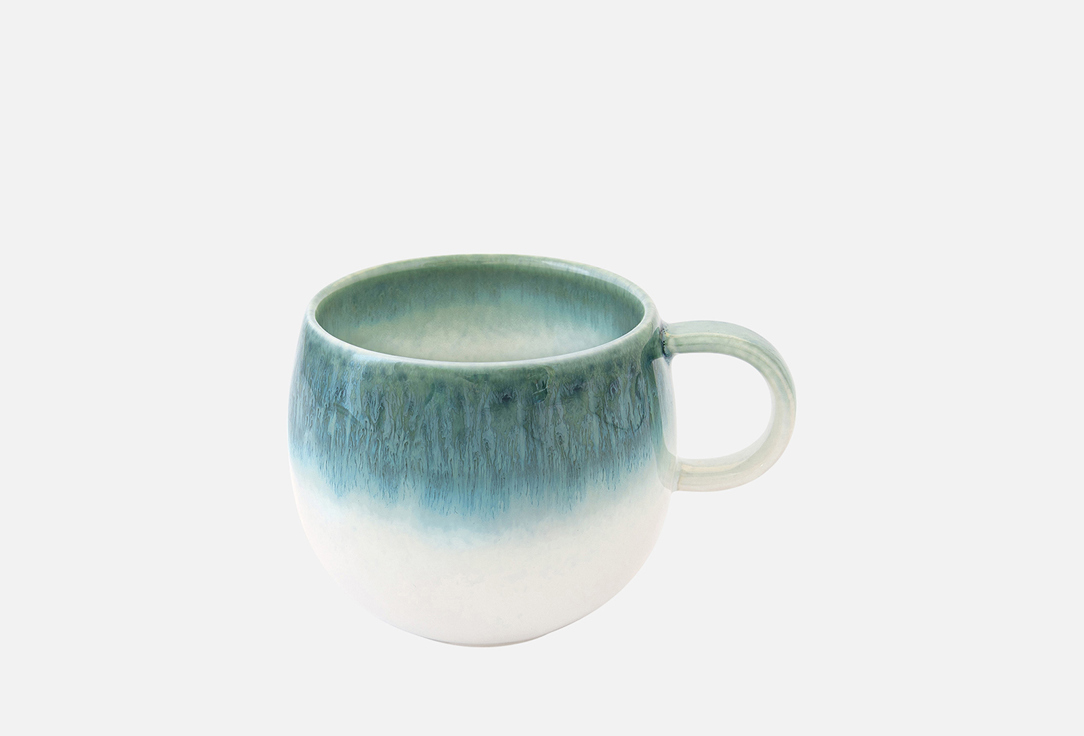 Изображение товара Кружка Easy Life Nuances голубая фарфоровая 375 мл реактивная глазурь Италия