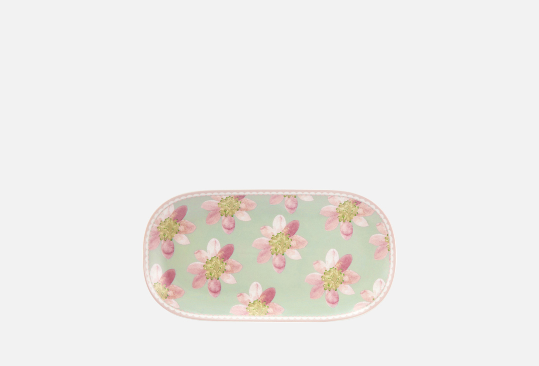 Изображение товара Блюдо овальное Maxwell&Williams Primula, шалфей, 33х17,5 см