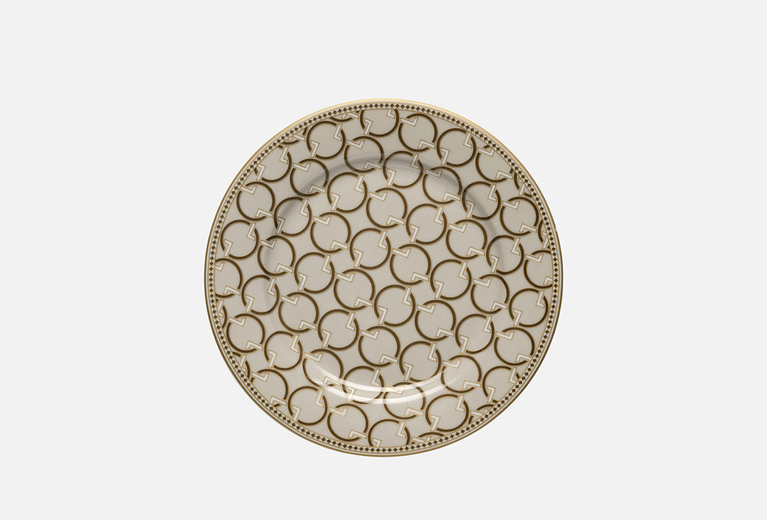 

Тарелка закусочная POZZI MILANO 1876, Принт, Deco, 19,5 см, бежевая 19.5 см