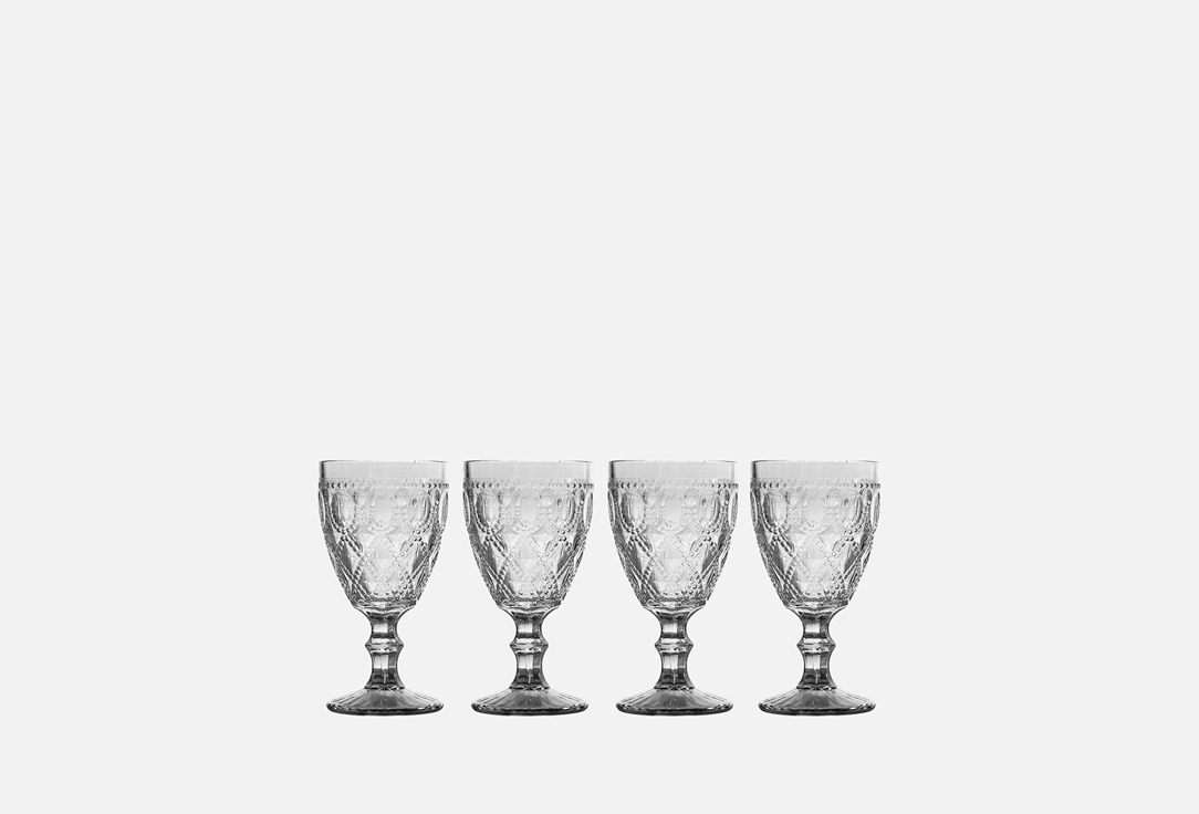 

Набор бокалов для вина WD LIFESTYLE, Прозрачный, Dubai, прозрачный 4 шт