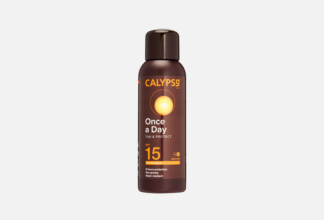 Изображение товара Солнцезащитный лосьон для усиления загара SPF 15 Calypso Once a Day TAN & PROTECT
