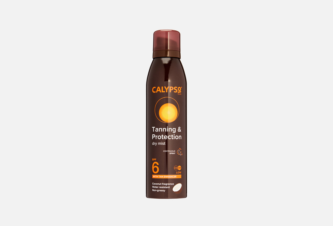 

Солнцезащитный мист для усиления загара SPF 6 CALYPSO, Tanning & Protection 175 мл