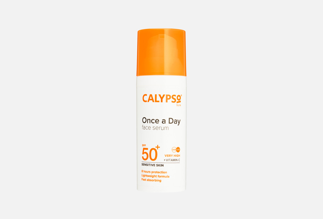 Изображение товара Солнцезащитная сыворотка для лица SPF 50+ Calypso Once a Day 50 мл для чувствительной кожи
