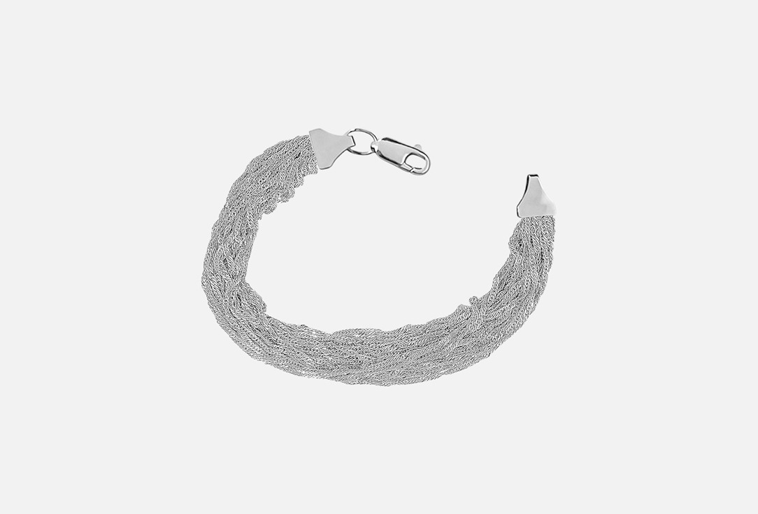 Изображение товара Браслет серебряный Золото Русских Сингапур многорядный