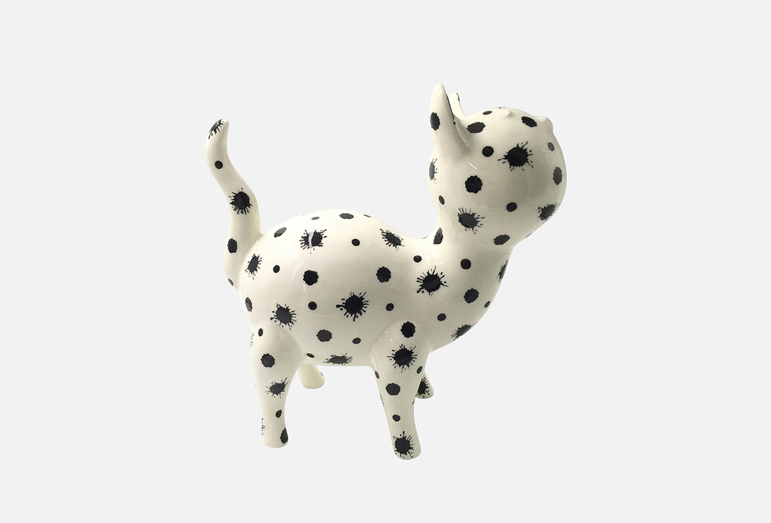 Изображение товара Фигура Pomme-Pidou Кошка Миа XL, Кляксы, 26.2х13х28,5см