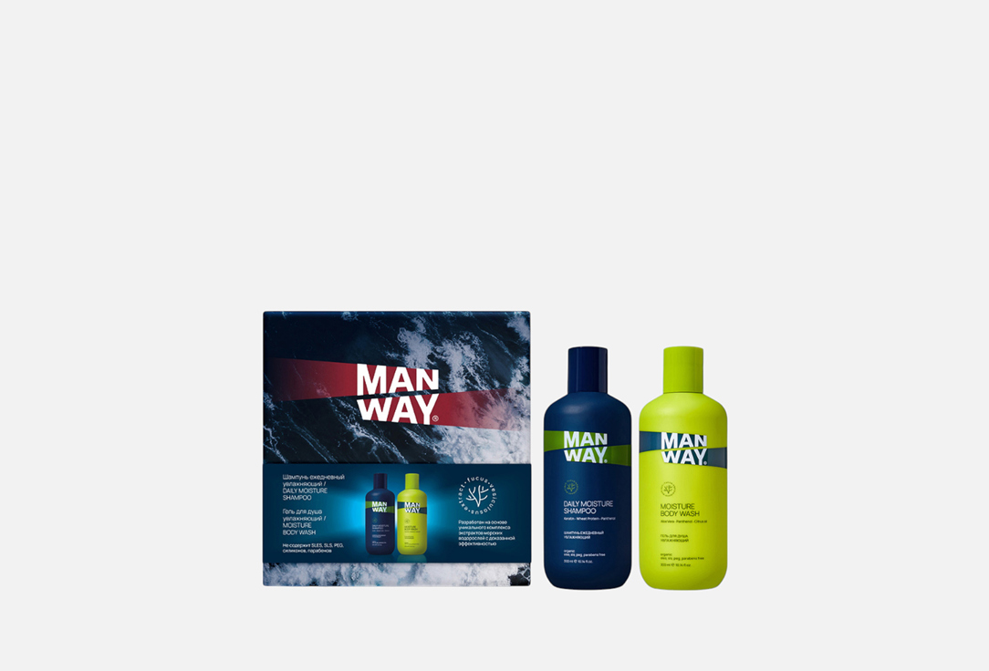 Изображение товара Набор для волос и тела MAN WAY Daily moisture
