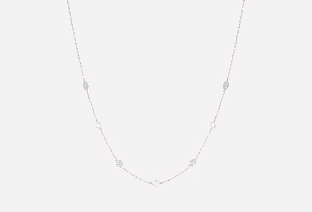 Изображение товара Колье серебряное Алькор cubic zirconia