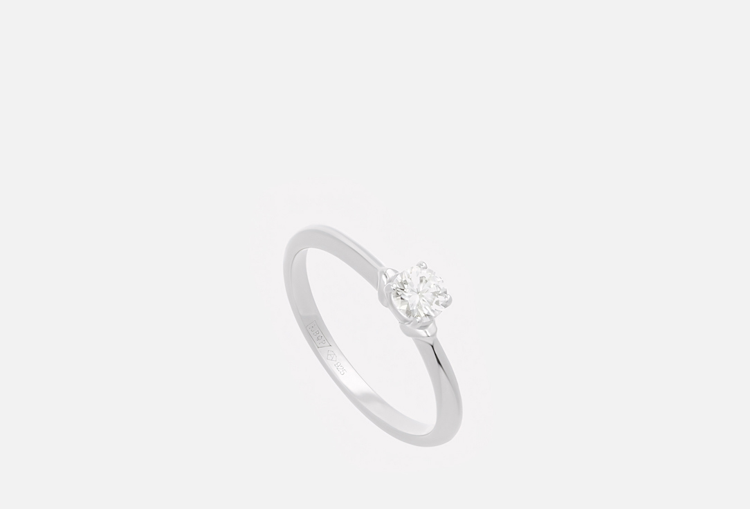 Изображение товара Серебряное кольцо Алькор с Moissanite для женщин 925 пробы