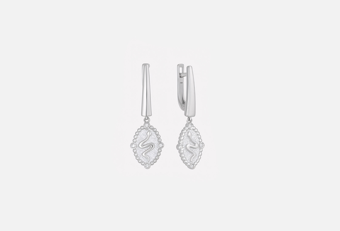 Изображение товара Серьги серебряные Алькор cubic zirconia