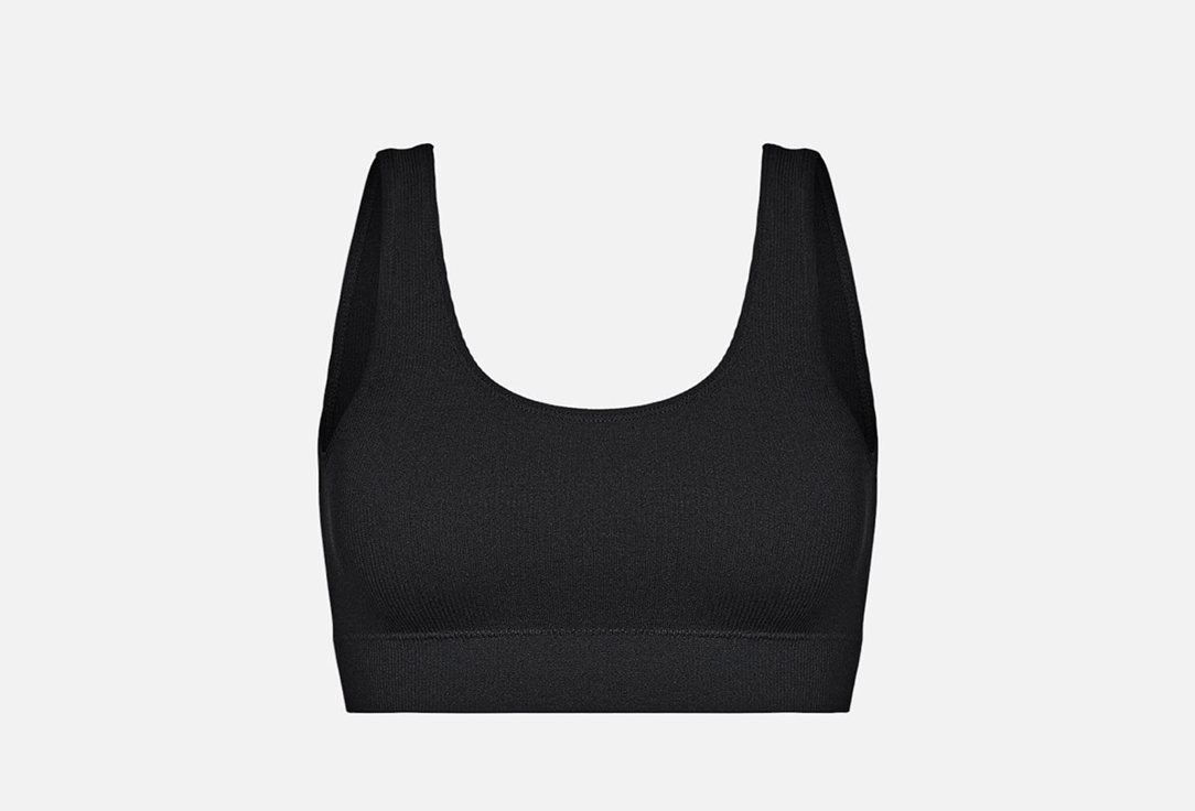 Изображение товара Купальный верх на широких бретелях Belle YOU Juicy черный