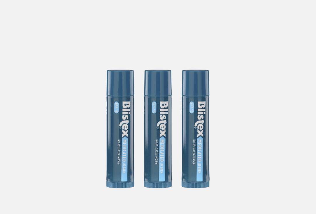 

Набор бальзамов для губ SPF 15 BLISTEX, Medicated 3 шт
