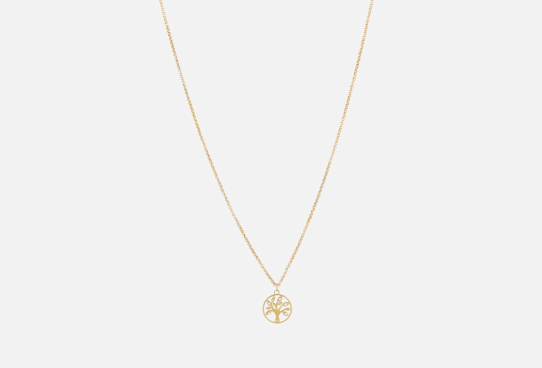 Изображение товара Колье Brosway Chakra bhkn094 из нержавеющей стали с золотым покрытием 14K и деревом жизни