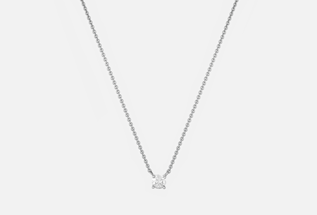 Изображение товара Колье серебряное Ti Sento The classics фианит платина