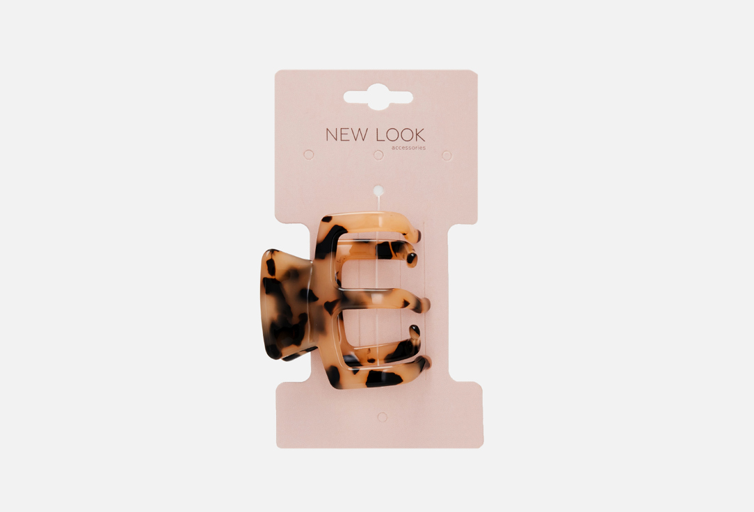 Изображение товара Краб для волос New Look 1097 с глянцевым покрытием бежево-черный