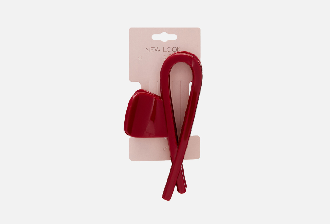Краб для волос NEW LOOK 10103 Бордовый