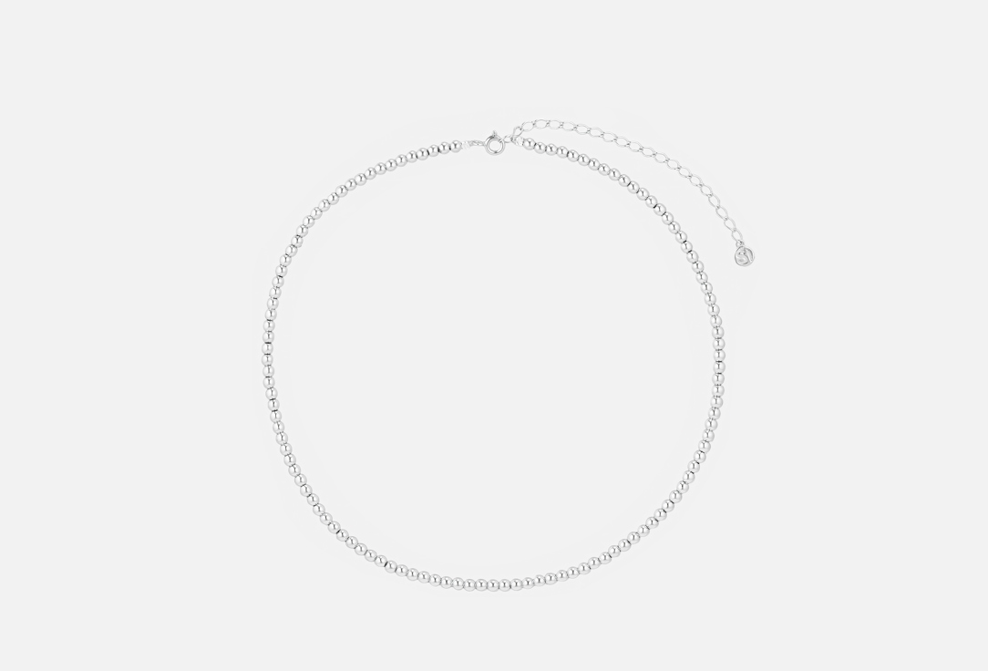 Изображение товара Колье-чокер серебряный 925 пробы от theSi с шариками и регулятором длины