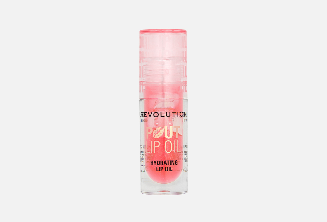 Изображение товара Масло для губ MakeUp Revolution Pout Lip Oil 7 оттенков глянцевый увлажняющий бальзам