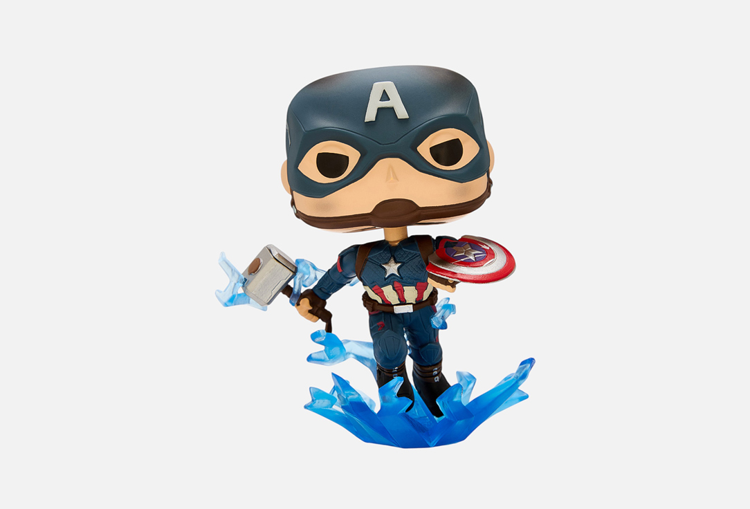 

Фигурка FUNKO, POP! Bobble Marvel Avengers Endgame Captain America w/Broken Shield&Mjolnir 1 шт