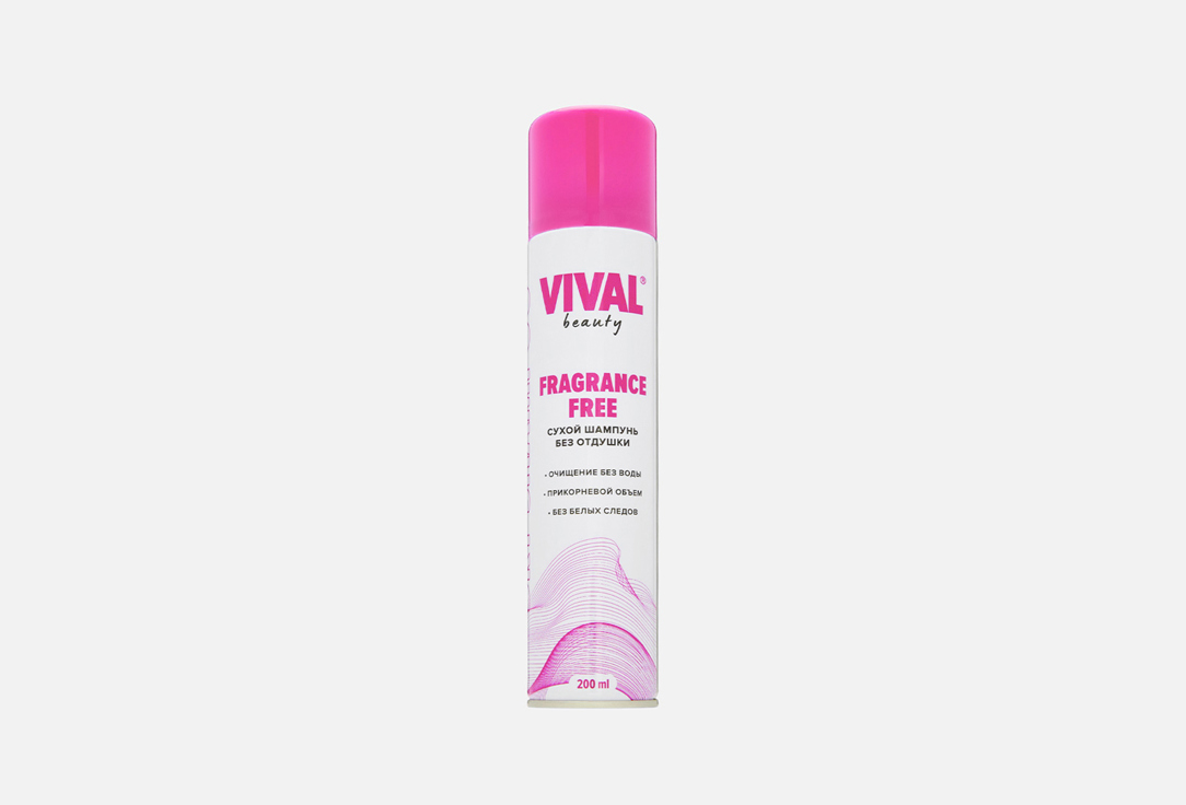 Изображение товара Сухой шампунь для волос Vival beauty Fragrance FREE