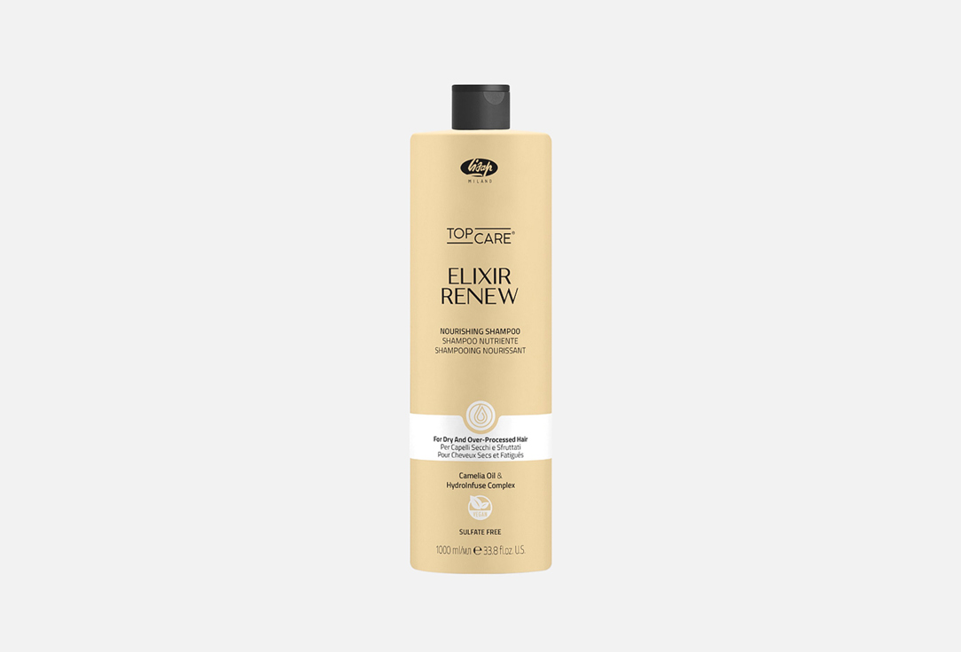 Изображение товара Восстанавливающий шампунь для волос Lisap Milano Elexir Renew