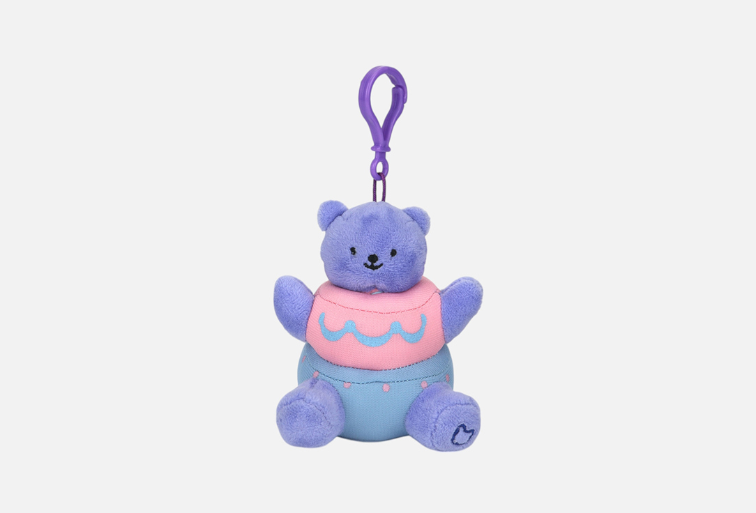 Брелок DAILY LIKE Jelly bear stuffed toy keyring 06 Beet 1 шт