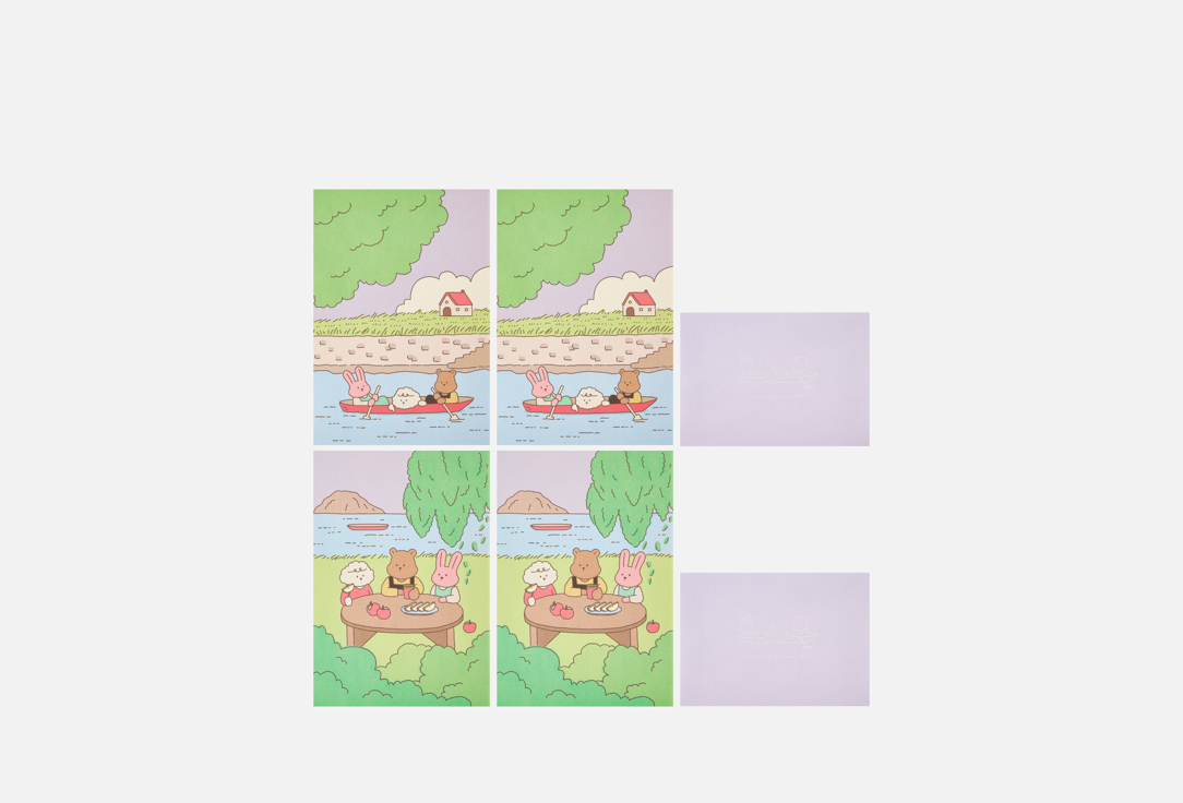 

Конверт с бумагой для письма DAILYLIKE, My buddy 06 Our time 2 шт