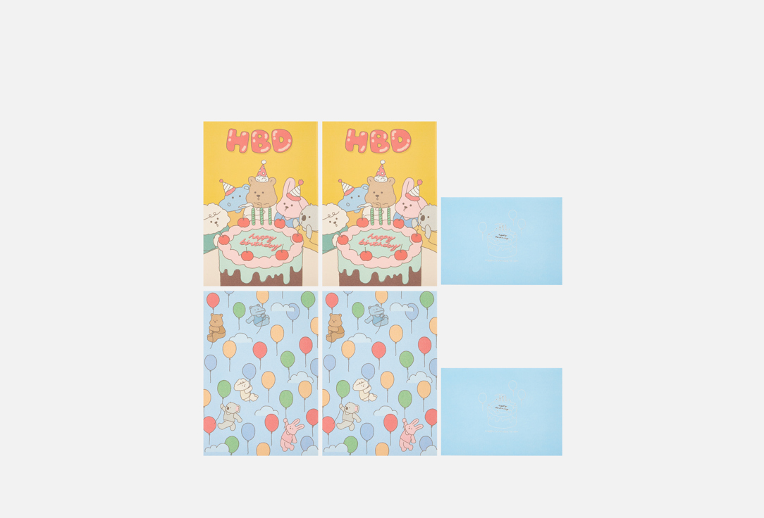 Изображение товара Конверт с бумагой для письма Dailylike My buddy 08 Happy birthday