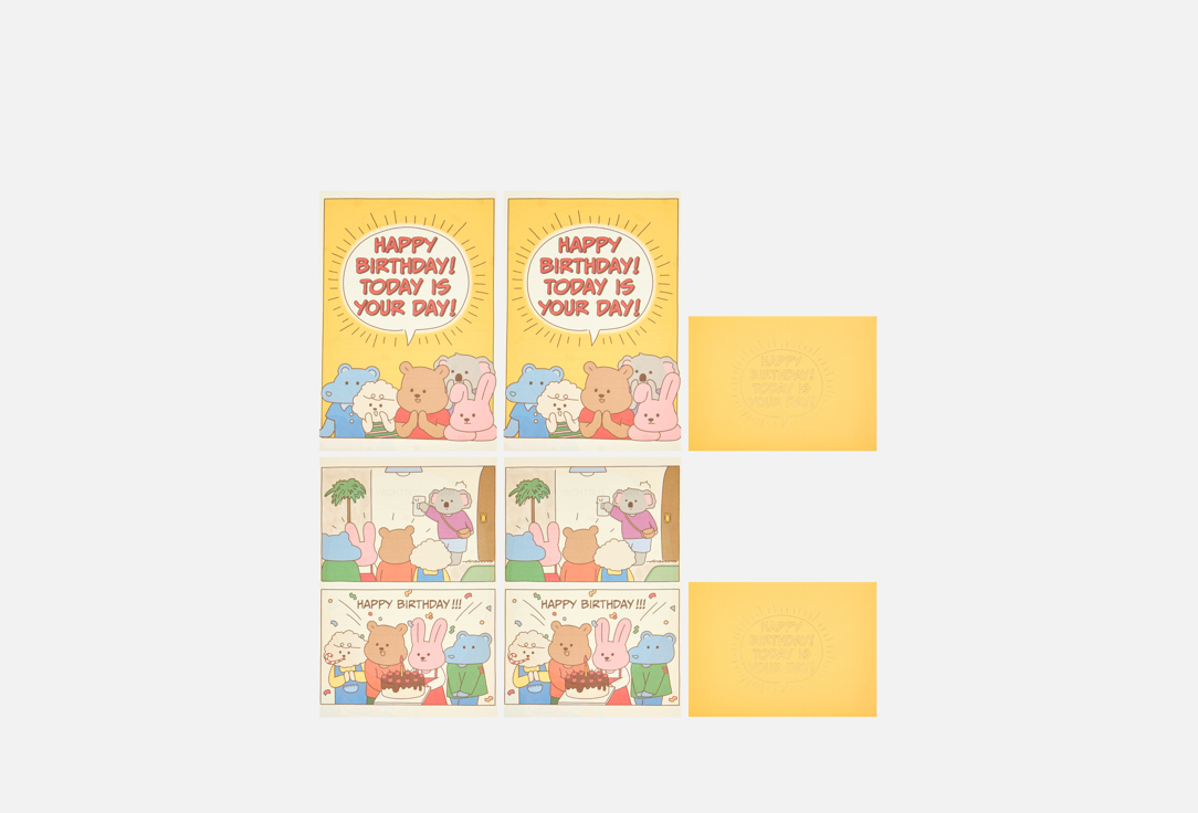 Изображение товара Конверт с бумагой для письма Dailylike My buddy 12 Birthday party