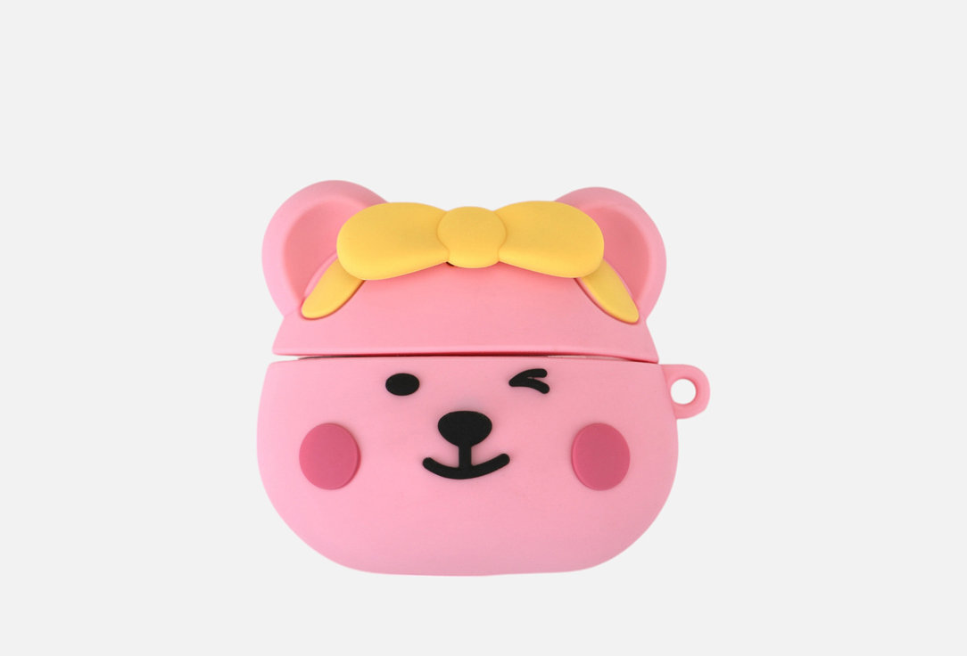 Чехол для наушников DAILY LIKE AirPods 3 Jelly bear 01 Pinky 1 шт