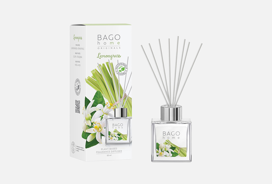 Изображение товара Аромадиффузор BAGO home Лемонграсс