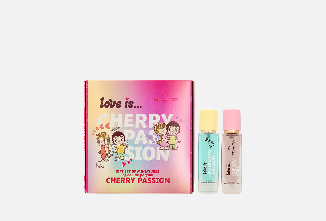 Набор парфюмерной воды LOVE IS CHERRY PASSION 2 шт