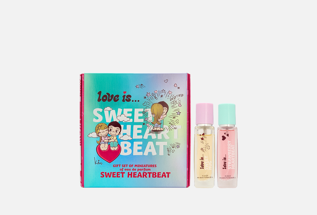 Набор парфюмерной воды LOVE IS SWEET HEARTBEAT 2 шт