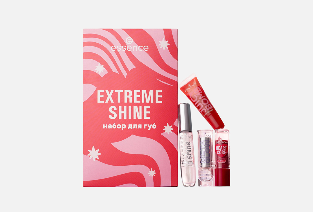 Изображение товара Набор для макияжа губ essence Extreme shine с блесками и помадой