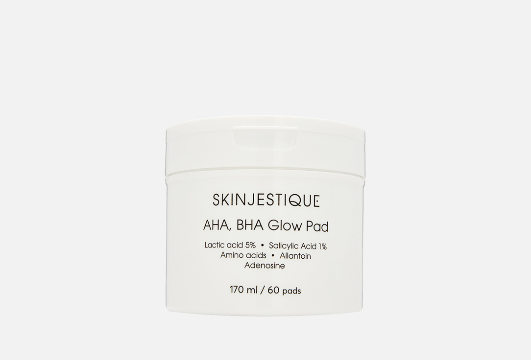 Изображение товара Кислотные пэды для сияния кожи Skinjestique AHA, BHA Glow Pad