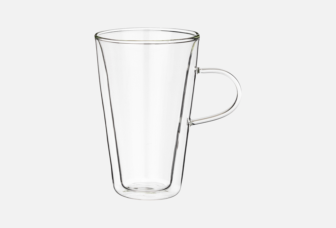 Изображение товара Кружка Agness DOUBLE-WALL со стеклянными двойными стенками 350 мл