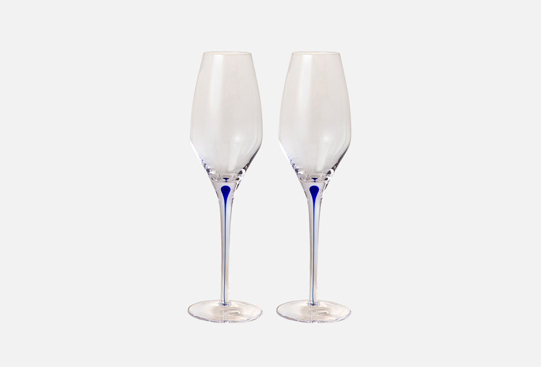 Изображение товара НАБОР БОКАЛОВ ДЛЯ ШАМПАНСКОГО Lefard ACCENT, SKY, BLUE